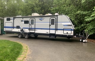 31 foot bunkhouse with remote office