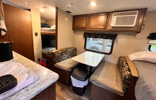 Fully outfitted, kid, and pet friendly RV