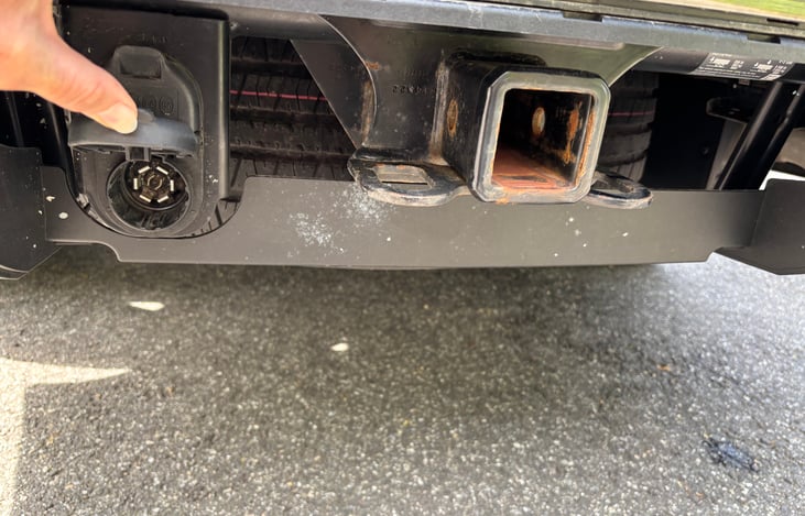 A universal receiver for the trailer hitch is required for your vehicle as well as a 7 pin connector.