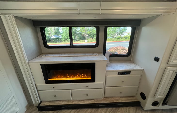 TONS of storage in the dresser drawers. Also, a nice flat area to fold laundry!