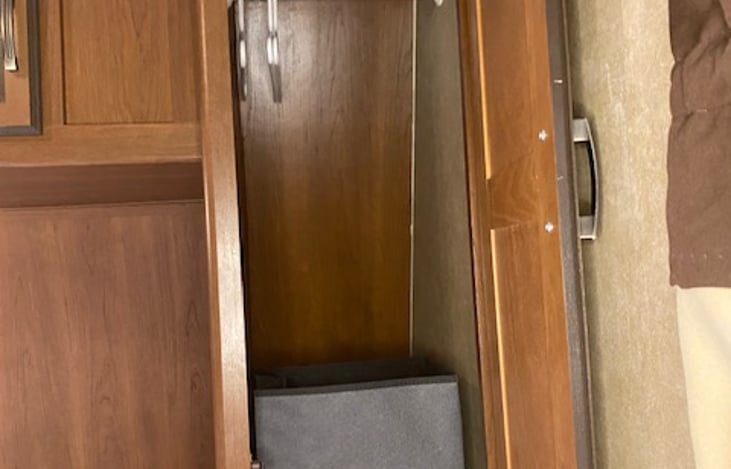 Master bedroom side closets (one on each side of bed)