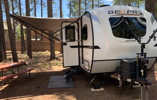 Small Outside HUGE inside! GeoPro Bunks with slide