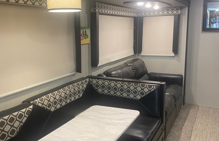 Dinette bed, pullout sofa bed.