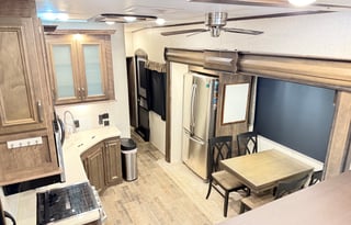 Large Front Living Family Camper