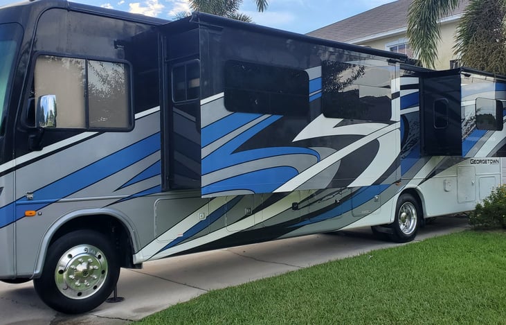 Drivers side with sides out