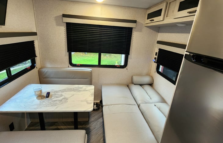 Sofa converted to sleeper