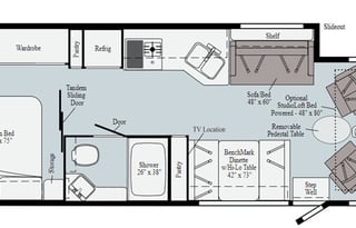 Class A Winnebago Adventurer - OMNE1021