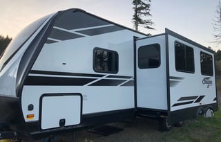 Fun AND Games in a comfy towable land yacht!