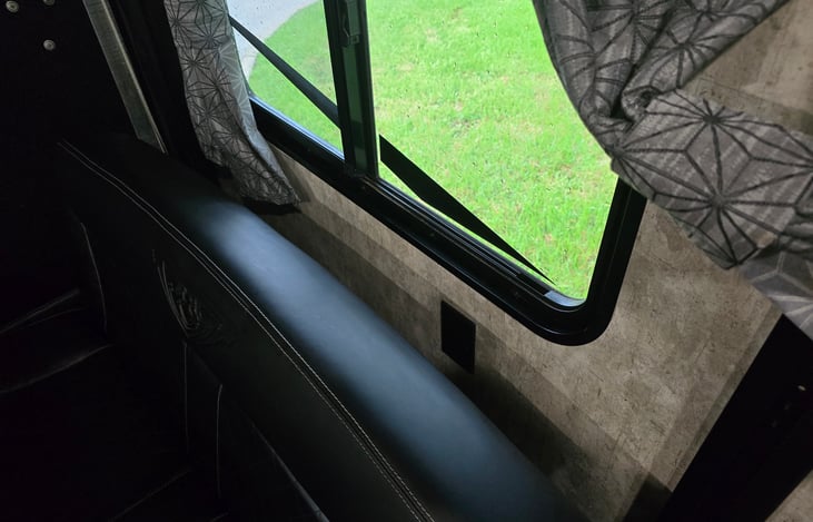 Electrical plugs at rear of trailer for easy access.