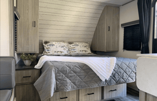 Sporty Little Giant Keystone RV Passport sleeps 7