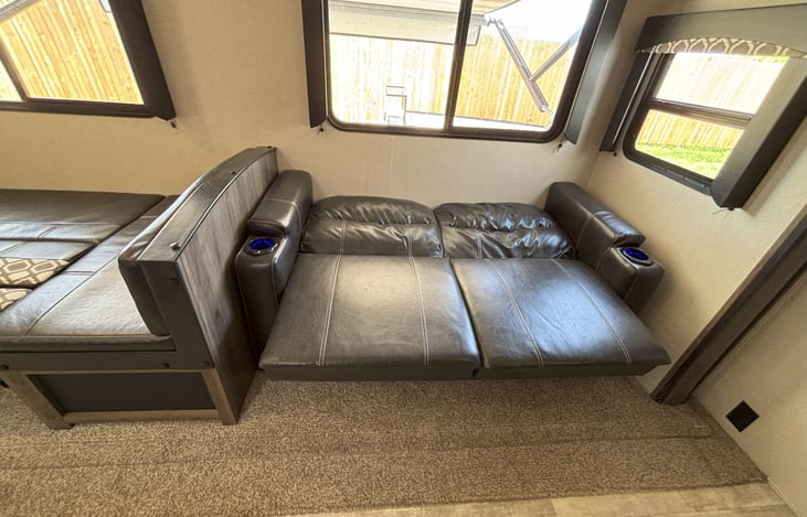 Sofa Folded into Sleeper