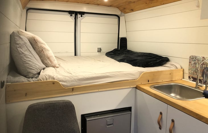 Comfy beds with crisp linens and comfy blankets