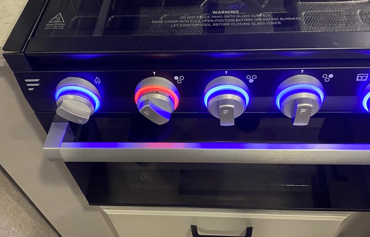 LED stove lights with mood lighting