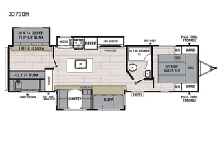 2021 Coachmen RV Spirit Ultra Lite 3379BH