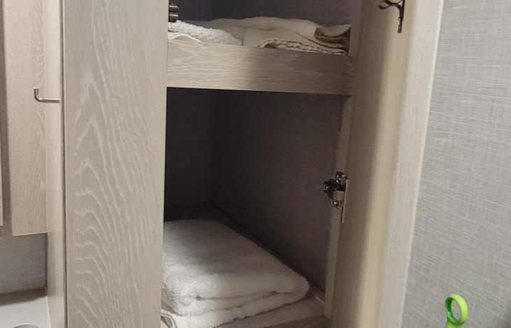 Basic linens provided.