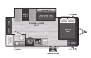 Couples Hideway! 2022 Keystone RV Hideout