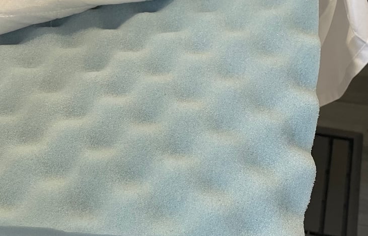 Memory Foam Cushion on master bed