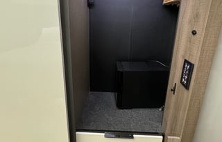 Luxury RV with flexible hosts.