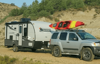 17 ft Travel trailer (20 ft overall) under 4k lbs