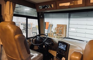 The 2 bathroom RV. No more waiting in line.