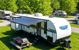 Fireside RV's FR Salem Platinum 31KQBTS Bunkhouse