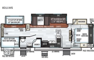 2019 Forest River RV Rockwood Signature Ultra Lite 8311WS