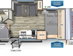 Forest River RV Campsite Ultra 17ls