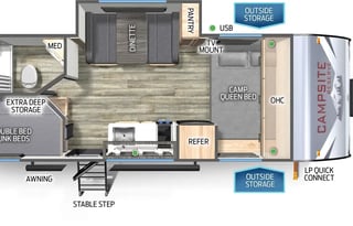 2026 Forest River RV Campsite Reserve 17LS