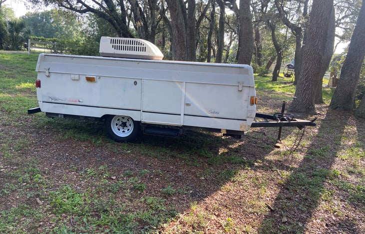 Closed and ready to tow.