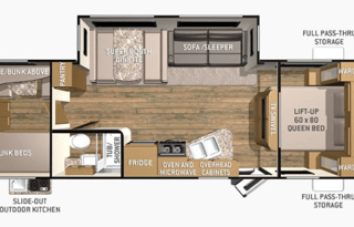 Amazing Bunkhouse from Hoosier RV LLC