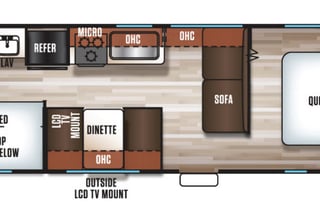 2018 Forest River RV Cherokee Grey Wolf 26BH
