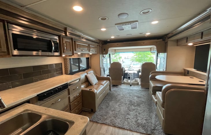 Looking from the hallway towards the front.