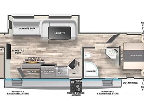 Forest River RV Cherokee Alpha Wolf 30RDB-L