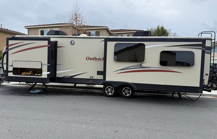 Living and bedroom slides make for tons of room inside.