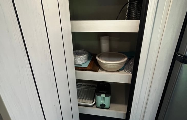 A griddle and toaster for an easy breakfast