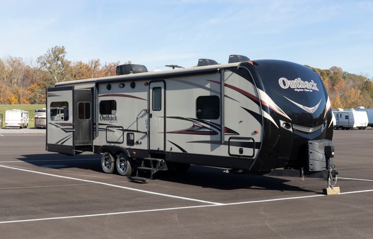 These RV packages will feature a 27'+, 2018 or newer RV, comparable to the example unit pictured.
