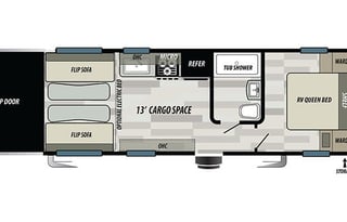 2018 Clean-Forest River RV Stealth FQ2313