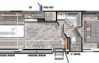 2021 Forest River Wildwood Ultra Lite fully equipped top of the line model