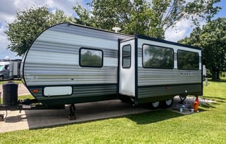 Casino getaway or night in the woods.