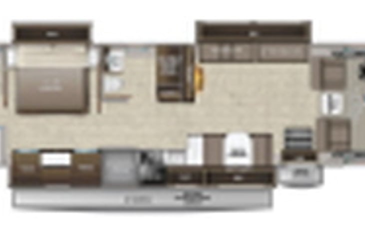 Floor plan, master bath in back is not showing