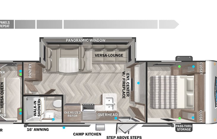 Camper layout
