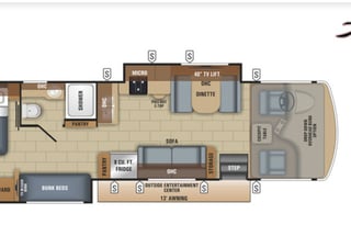 2018 Jayco Motorhome sleeps 10!