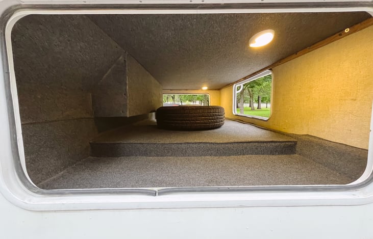 Lots of storage all throughout!