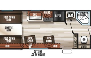2017 Forest River RV Cherokee Grey Wolf 26RR Toy Hauler