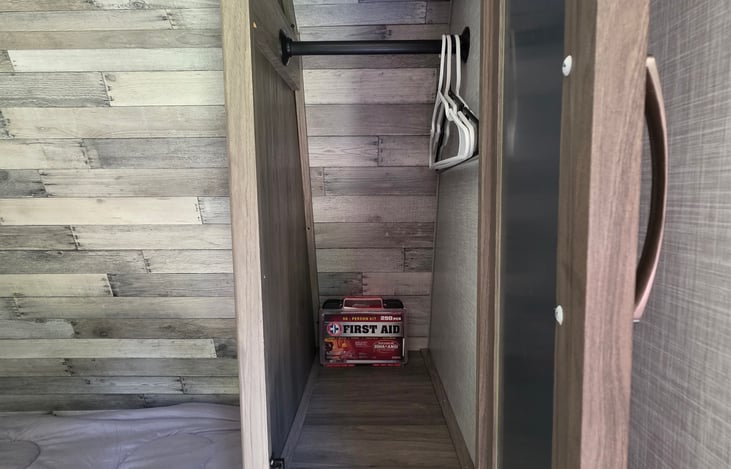 Small closet storage