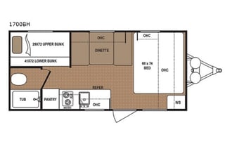 2018 Dutchmen RV Aspen Trail 1700BH