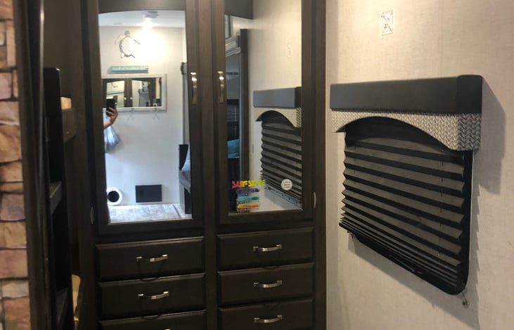 Bunkhouse storage wardrobe