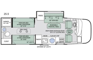 2018 Thor Motor Coach Axis 25.5