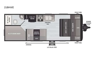 2021 Keystone RV Hideout 21BHWE