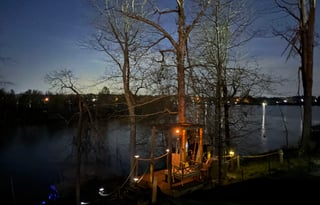 A class "glamping” on Lake Tuscaloosa